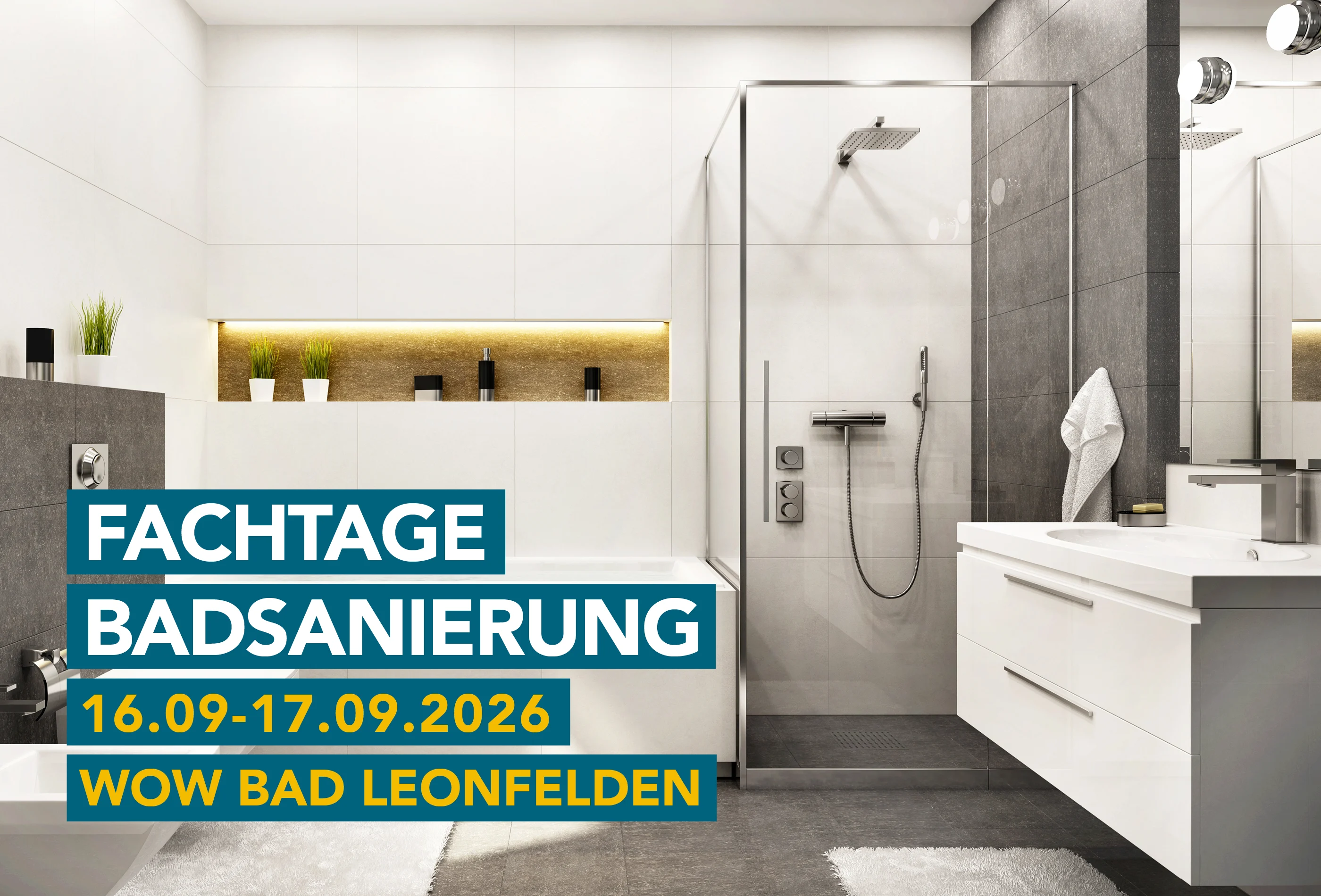 Fachtage Badsanierung im WOW Bad Leonfelden im September 2026