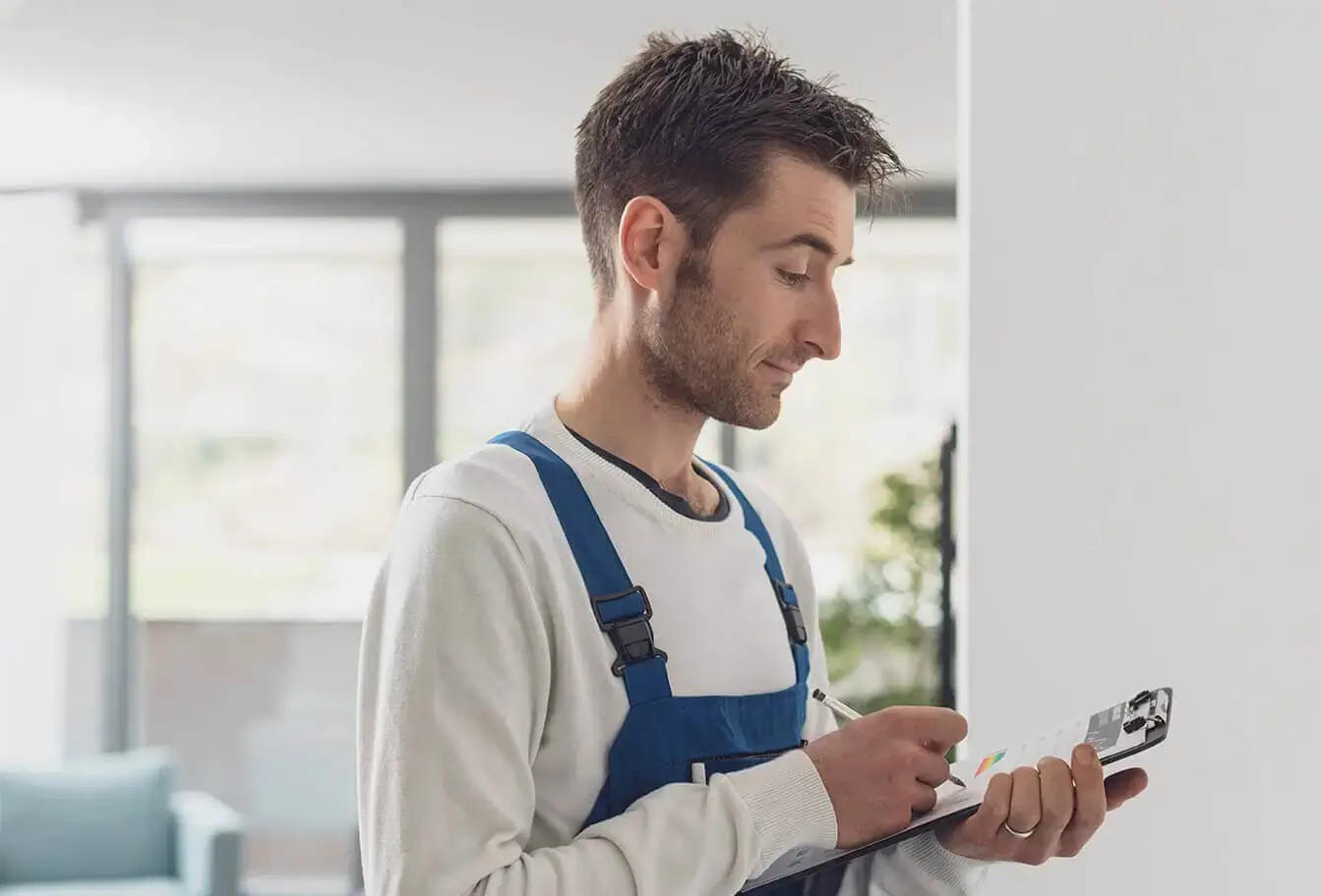 Wartung und Service einer Wohnraumlüfung